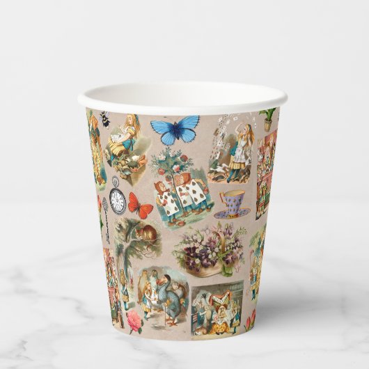 Alice im Wunderland Cheshire Cat Characters Pappbecher (Vorderseite)