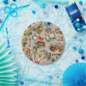 Alice im Wunderland Cheshire Cat Characters Pappteller (Party)