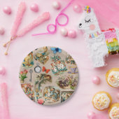 Alice im Wunderland Cheshire Cat Characters Pappteller (Party)