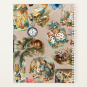 Alice im Wunderland Cheshire Cat Characters Planer (Rückseite)