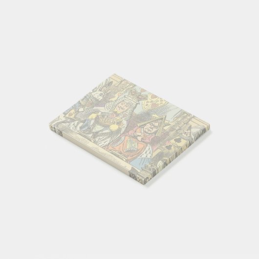 Alice im Wunderland Cheshire Cat Characters Post-it Klebezettel (angewinkelt)