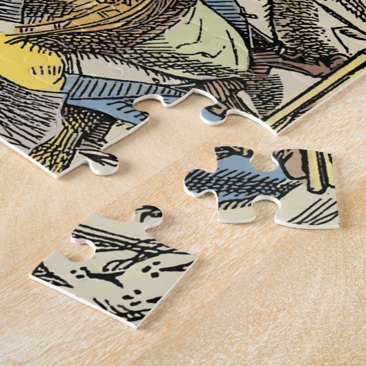 Alice im Wunderland Cheshire Cat Characters Puzzle (Seite)