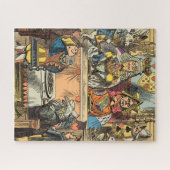 Alice im Wunderland Cheshire Cat Characters Puzzle (Horizontal)