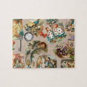 Alice im Wunderland Cheshire Cat Characters Puzzle (Horizontal)