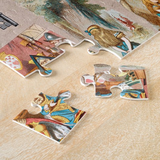 Alice im Wunderland Cheshire Cat Characters Puzzle (Seite)