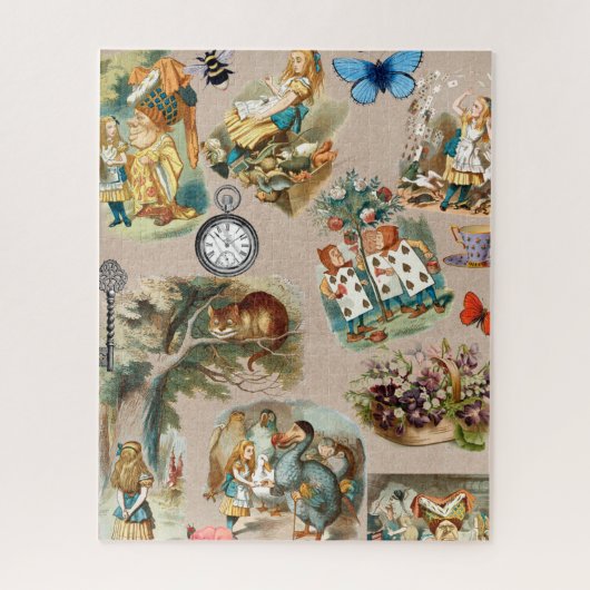 Alice im Wunderland Cheshire Cat Characters Puzzle (Vertikal)