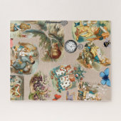 Alice im Wunderland Cheshire Cat Characters Puzzle (Horizontal)