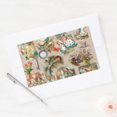 Alice im Wunderland Cheshire Cat Characters Rechteckiger Aufkleber (Umschlag)