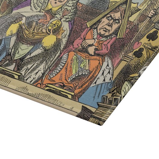 Alice im Wunderland Cheshire Cat Characters Schneidebrett (Ecke)