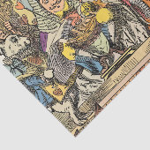 Alice im Wunderland Cheshire Cat Characters Seidenpapier (Ausschnitt)