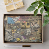 Alice im Wunderland Cheshire Cat Characters Seidenpapier (Geschenk)