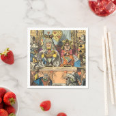 Alice im Wunderland Cheshire Cat Characters Serviette (Beispiel)