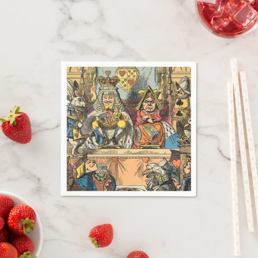 Alice im Wunderland Cheshire Cat Characters Serviette (Beispiel)