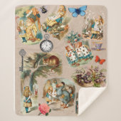 Alice im Wunderland Cheshire Cat Characters Sherpadecke (Vorderseite)