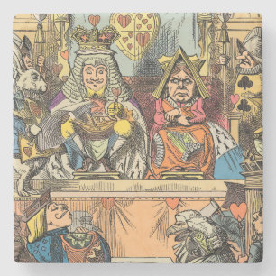 Alice im Wunderland Cheshire Cat Characters Steinuntersetzer