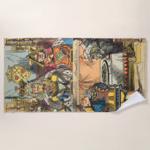 Alice im Wunderland Cheshire Cat Characters Strandtuch (Vorderseite)