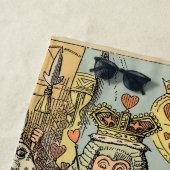 Alice im Wunderland Cheshire Cat Characters Strandtuch (Beispiel)