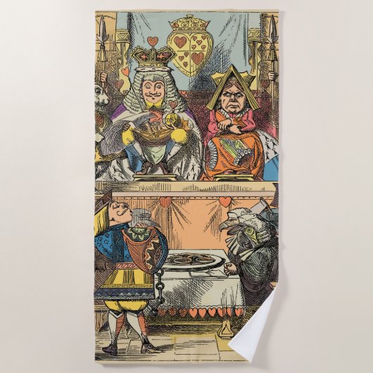 Alice im Wunderland Cheshire Cat Characters Strandtuch (Vorderseite)