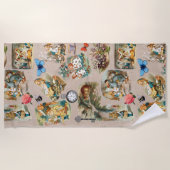 Alice im Wunderland Cheshire Cat Characters Strandtuch (Vorderseite)