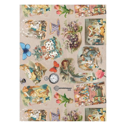 Alice im Wunderland Cheshire Cat Characters Tischdecke (Vorderseite)