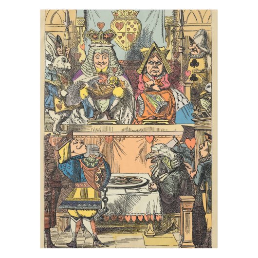 Alice im Wunderland Cheshire Cat Characters Tischdecke (Vorderseite)