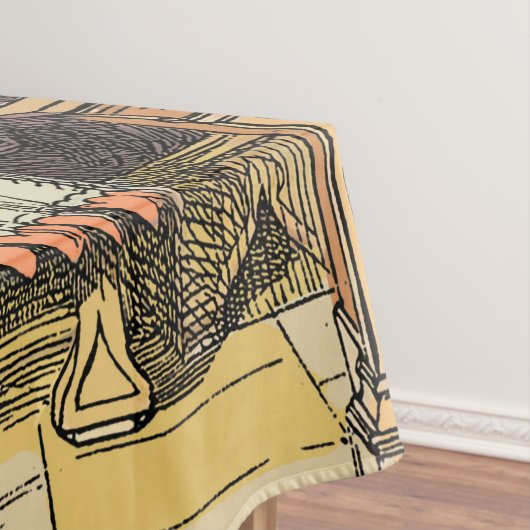 Alice im Wunderland Cheshire Cat Characters Tischdecke (Beispiel)