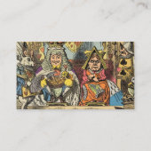 Alice im Wunderland Cheshire Cat Characters Visitenkarte (Rückseite)