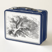 Alice im Wunderland - Cheshire Cat Fading to Smile Metall Brotdose (Rückseite)