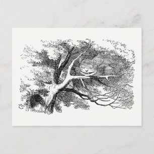 Alice im Wunderland - Cheshire Cat Fading to Smile Postkarte