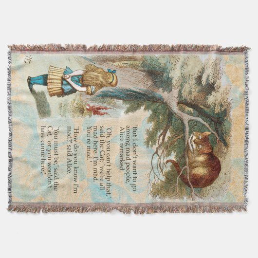 Alice im Wunderland Cheshire Cat Mad Decke (Vorderseite)