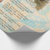 Alice im Wunderland Cheshire Cat Mad Geschenkpapier (Ecke)