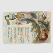 Alice im Wunderland Cheshire Cat Mad Golfhandtuch (Horizontal)