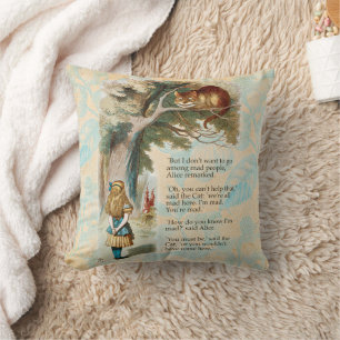 Alice im Wunderland Cheshire Cat Mad Kissen
