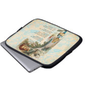 Alice im Wunderland Cheshire Cat Mad Laptopschutzhülle (Vorne Knopf)