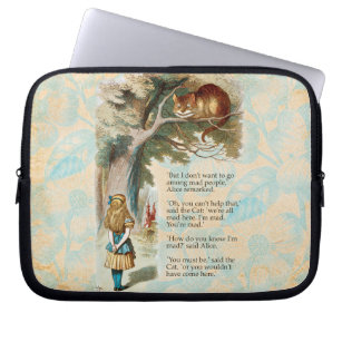 Alice im Wunderland Cheshire Cat Mad Laptopschutzhülle