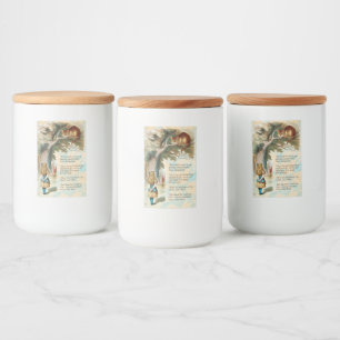 Alice im Wunderland Cheshire Cat Mad Lebensmitteletikett