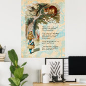 Alice im Wunderland Cheshire Cat Mad Poster (Heimbüro)