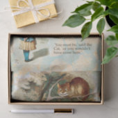 Alice im Wunderland Cheshire Cat Mad Seidenpapier (Geschenk)