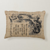 Alice im Wunderland; Cheshire Cat mit Alice Dekokissen (Rückseite)