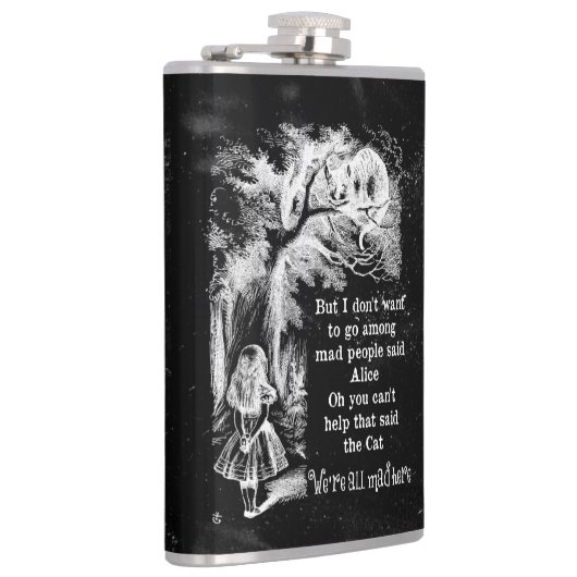 Alice im Wunderland; Cheshire Cat mit Alice Flachmann (Rechts)