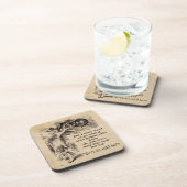 Alice im Wunderland; Cheshire Cat mit Alice Untersetzer (Rechte Seite)