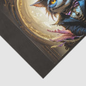 Alice im Wunderland: Cheshire Cat mit Top-Hut Seidenpapier (Ausschnitt)