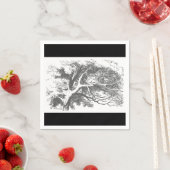 Alice im Wunderland Cheshire Cat Paper Napkins Serviette (Beispiel)