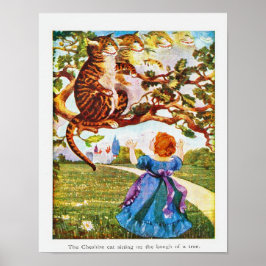 Alice im Wunderland Cheshire Cat Poster