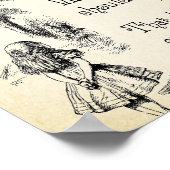 Alice im Wunderland - Cheshire Cat Quote - Wo ist  Poster (Ecke)