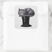 Alice im Wunderland Cheshire Cat Square Sticker (Tasche)