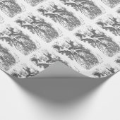 Alice im Wunderland Cheshire Cat Wrapping Paper Geschenkpapier (Ecke)