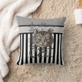 Alice im Wunderland Cheshire Katze Grunge Kissen (Decke)