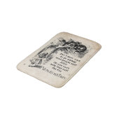 Alice im Wunderland; Cheshire-Katze mit Alice Badematte (Schrägansicht)