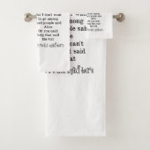 Alice im Wunderland; Cheshire Katze mit Alice Badhandtuch Set (Insitu)